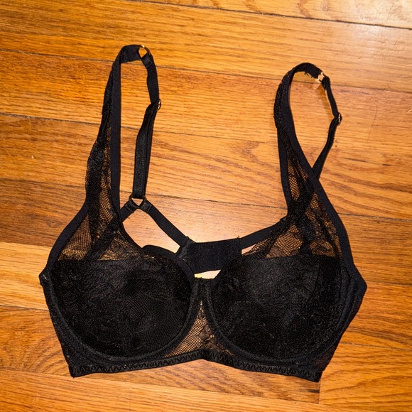 Elf Zhou Black Lace Shoulder Bra - Picture 6 of 12